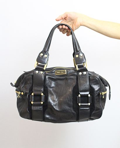 Mahala, 285&euro;, Negro, Cuero - Ante, Vista frontal